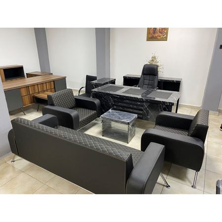 Balta Mermer Desenli Makam Takımı