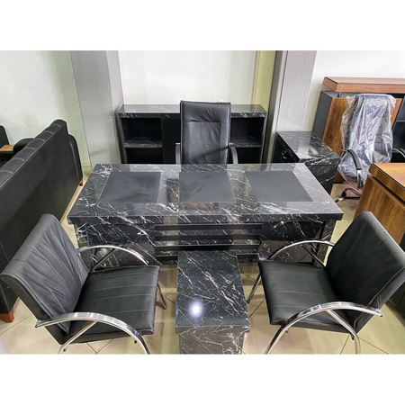 Balta Mermer Desenli Ofis Takımı