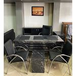 Balta Mermer Desenli Ofis Takımı